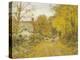 Autumn Lane-Edward Wilkins Waite-Premier Image Canvas