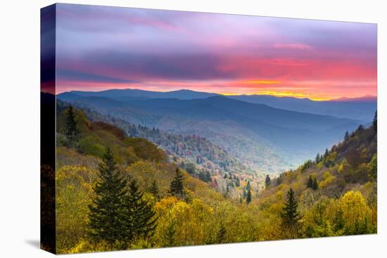 Autumn Morning in the Smoky Mountains National Park.-SeanPavonePhoto-Premier Image Canvas