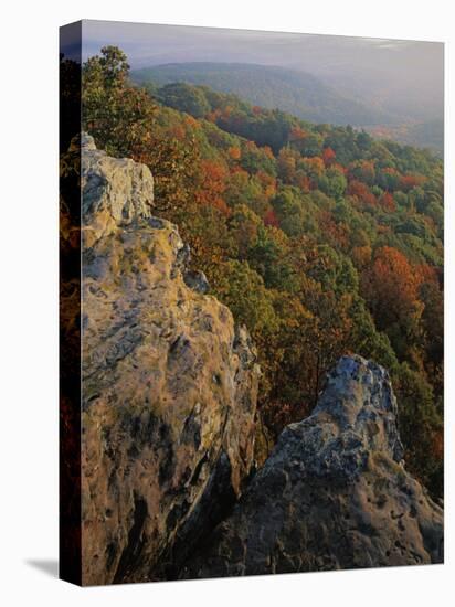 Autumn, Mt. Nebo State Park, Arkansas, USA-Charles Gurche-Premier Image Canvas