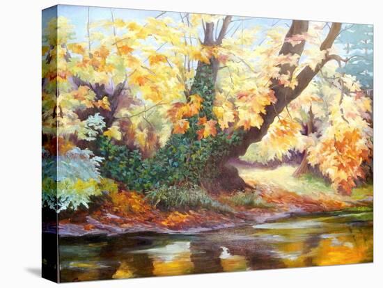 Autumn on the Darent, 1999-Cristiana Angelini-Premier Image Canvas