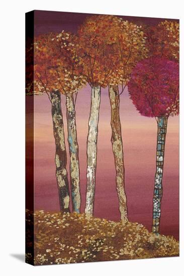 Autumn Spice Equinox Panel 1-Colleen Sarah-Stretched Canvas