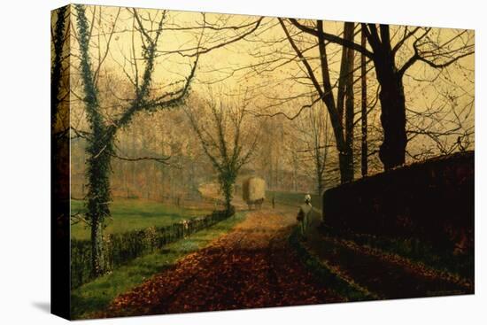 Autumn Sunshine, Stapleton Park Near Pontefract-John Atkinson Grimshaw-Premier Image Canvas