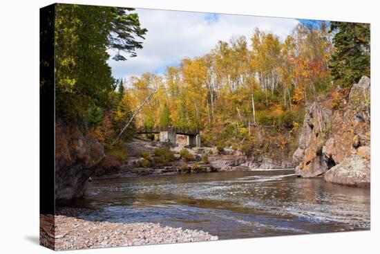 Autumn, Temperance River-Steven Gaertner-Premier Image Canvas