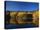Autumn Trees Reflecting in Lake, Flatiron Lake, Dixie National Forest, Utah, USA-Scott T^ Smith-Premier Image Canvas