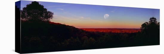 Autumn vista in Brown County State Park, Indiana, USA-Anna Miller-Premier Image Canvas