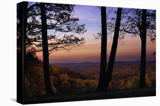 Autumn vista in Brown County State Park, Indiana, USA-Anna Miller-Premier Image Canvas