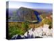 Autumn Vista of the Delaware Water Gap-George Oze-Premier Image Canvas