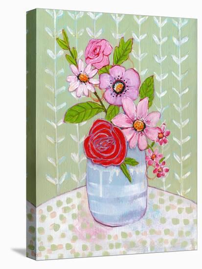 Ava Rose Flowers-Blenda Tyvoll-Stretched Canvas