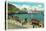 Avalon, California - Portion View of the Bay Front-Lantern Press-Stretched Canvas