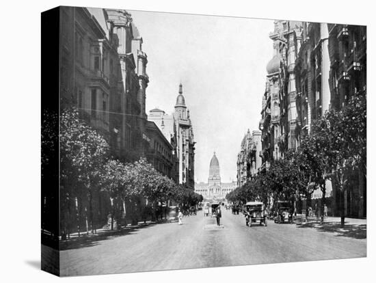 Avenida De Mayo (May Avenu), Buenos Aires, Argentina-null-Premier Image Canvas