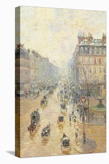 Avenue De LOpra. Snow Effect. Morning-Camille Pissarro-Premier Image Canvas