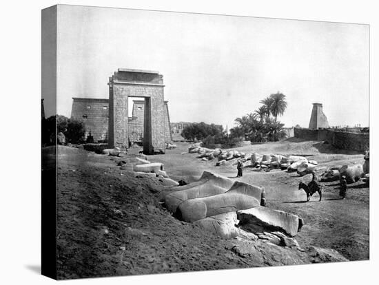 Avenue of Sphinxes, Karnak, Egypt, 1893-John L Stoddard-Premier Image Canvas