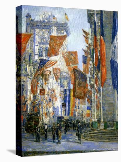 Avenue of the Allies, 1918-Childe Hassam-Premier Image Canvas
