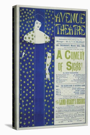 Avenue Theater, a Comedy of Sighs!, 1894-Aubrey Beardsley-Premier Image Canvas