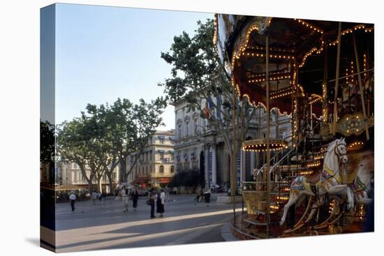 Avignon, Square - Provence, France-Achim Bednorz-Premier Image Canvas