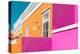 Awesome South Africa Collection - Colorful Houses "Ninety-One" Orange & Pink-Philippe Hugonnard-Premier Image Canvas