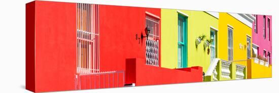 Awesome South Africa Collection Panoramic - Houses in Bo-Kaap Cape Town II-Philippe Hugonnard-Premier Image Canvas