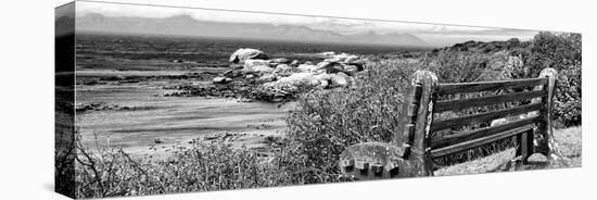 Awesome South Africa Collection Panoramic - View to the Sea B&W-Philippe Hugonnard-Premier Image Canvas