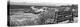 Awesome South Africa Collection Panoramic - View to the Sea B&W-Philippe Hugonnard-Premier Image Canvas