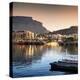 Awesome South Africa Collection Square - Cape Town Harbour and Table Mountain at Sunset-Philippe Hugonnard-Premier Image Canvas