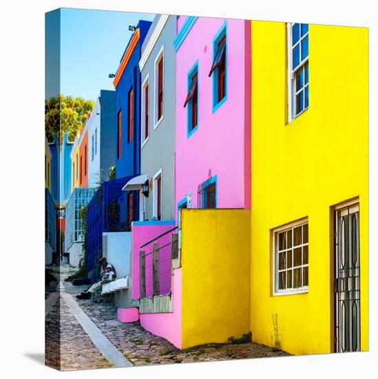 Awesome South Africa Collection Square - Colorful Houses - Bo-Kaap Cape Town II-Philippe Hugonnard-Premier Image Canvas