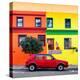 Awesome South Africa Collection Square - Colorful Houses "Red Chico"-Philippe Hugonnard-Premier Image Canvas