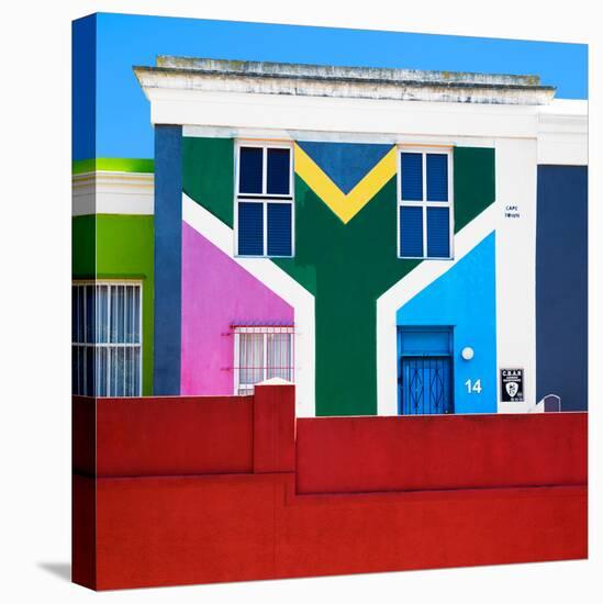 Awesome South Africa Collection Square - House African Colors - Cape Town-Philippe Hugonnard-Premier Image Canvas