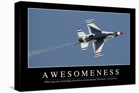 Awesomeness: Inspirational Quote and Motivational Poster-null-Premier Image Canvas