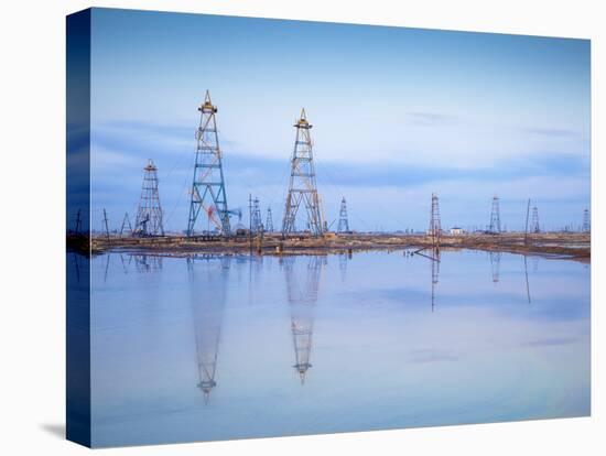 Azerbaijan, Abseron Peninsula, Oil Fields-Jane Sweeney-Premier Image Canvas