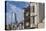 Azerbaijan, Baku. Old City and Flame Towers-Walter Bibikow-Premier Image Canvas