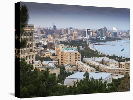 Azerbaijan, Baku, View of Baku Bay-Jane Sweeney-Premier Image Canvas
