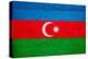 Azerbaijan Flag Design with Wood Patterning - Flags of the World Series-Philippe Hugonnard-Stretched Canvas