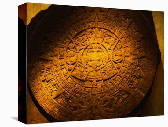 Aztec Carved Calendar Stone-Randy Faris-Premier Image Canvas
