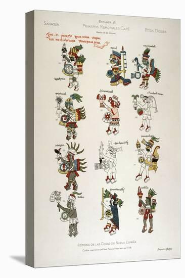 Aztec Gods from the Florentine codex-null-Premier Image Canvas