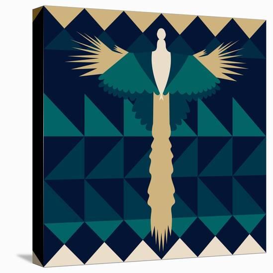 Aztec Peacock-Claire Huntley-Premier Image Canvas