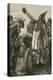 Aztec Priest Holding Heart from Human Sacrifice, 1892-null-Premier Image Canvas