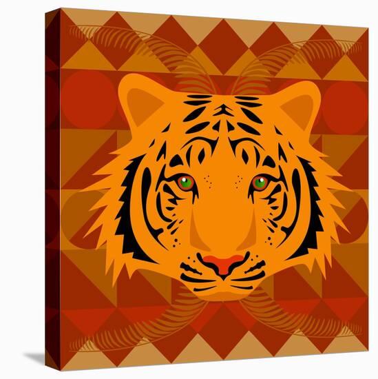 Aztec Tiger-Claire Huntley-Premier Image Canvas