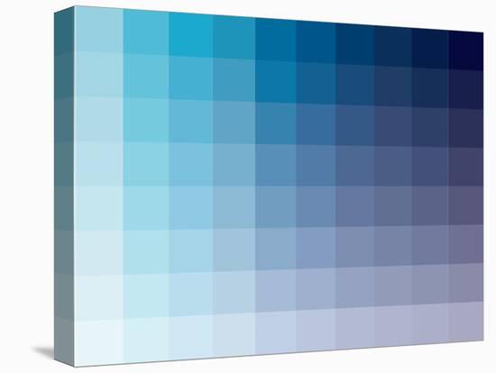 Azul Rectangle Spectrum-Kindred Sol Collective-Stretched Canvas