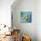 Azure Tropical Fish II-Paul Brent-Stretched Canvas displayed on a wall