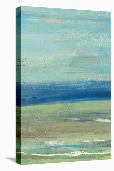 Azure Wave Panel II-Albena Hristova-Stretched Canvas