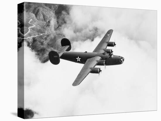 B-24 Liberator Flying-Philip Gendreau-Premier Image Canvas