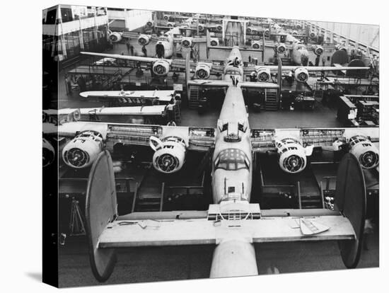 B-24s at an Aircraft Plant-null-Premier Image Canvas