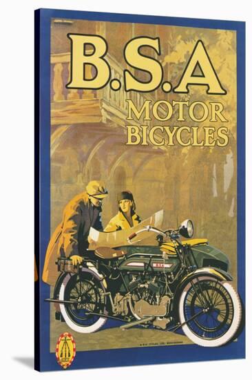 B.S.A. Motor Bicycles-null-Stretched Canvas