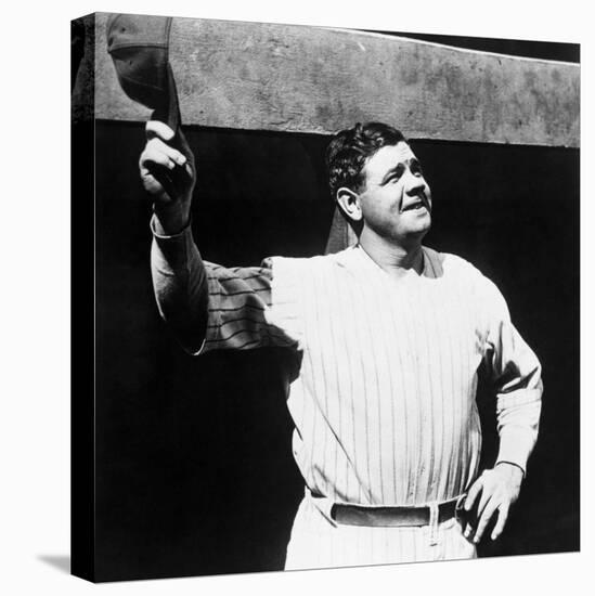 Babe Ruth, American Baseball Player, 1930s-null-Stretched Canvas