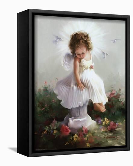 Baby Angel II-Joyce Birkenstock-Stretched Canvas