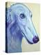 Baby Blue Borzoi-Dawgart-Premier Image Canvas