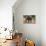 Baby Elephant Walking-null-Premier Image Canvas displayed on a wall