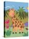 Baby Giraffe-Sophie Harding-Stretched Canvas