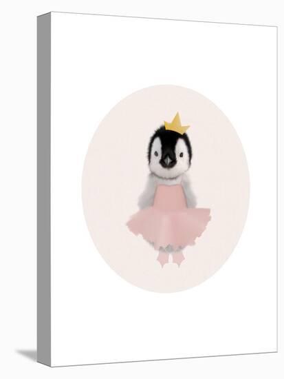 Baby Penguin Ballet-Leah Straatsma-Stretched Canvas