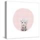Baby White Tiger Pink-Leah Straatsma-Stretched Canvas